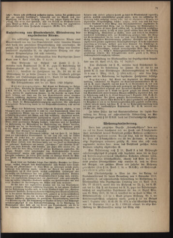 Verordnungsblatt des Wiener Magistrates. Normativbestimmungen des Gemeinderates, Stadtsenates in Angelegenheiten der Gemeindeverwaltung und polititschen Ausführung 19231130 Seite: 7