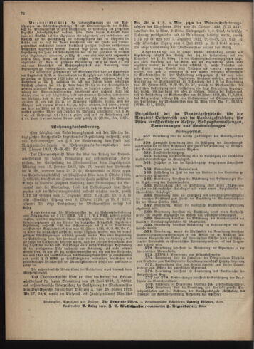 Verordnungsblatt des Wiener Magistrates. Normativbestimmungen des Gemeinderates, Stadtsenates in Angelegenheiten der Gemeindeverwaltung und polititschen Ausführung 19231130 Seite: 8