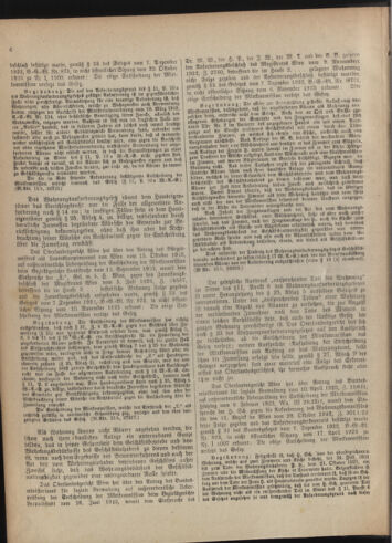 Verordnungsblatt des Wiener Magistrates. Normativbestimmungen des Gemeinderates, Stadtsenates in Angelegenheiten der Gemeindeverwaltung und polititschen Ausführung 19240131 Seite: 6