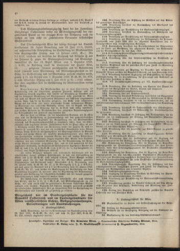 Verordnungsblatt des Wiener Magistrates. Normativbestimmungen des Gemeinderates, Stadtsenates in Angelegenheiten der Gemeindeverwaltung und polititschen Ausführung 19240522 Seite: 8