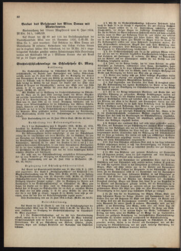 Verordnungsblatt des Wiener Magistrates. Normativbestimmungen des Gemeinderates, Stadtsenates in Angelegenheiten der Gemeindeverwaltung und polititschen Ausführung 19240710 Seite: 2