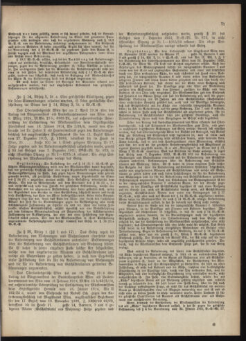 Verordnungsblatt des Wiener Magistrates. Normativbestimmungen des Gemeinderates, Stadtsenates in Angelegenheiten der Gemeindeverwaltung und polititschen Ausführung 19240930 Seite: 7