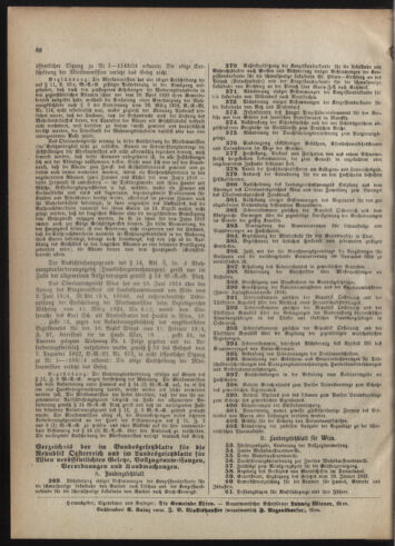 Verordnungsblatt des Wiener Magistrates. Normativbestimmungen des Gemeinderates, Stadtsenates in Angelegenheiten der Gemeindeverwaltung und polititschen Ausführung 19241129 Seite: 8