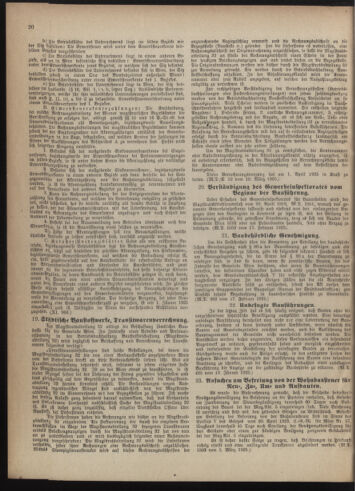 Verordnungsblatt des Wiener Magistrates. Normativbestimmungen des Gemeinderates, Stadtsenates in Angelegenheiten der Gemeindeverwaltung und polititschen Ausführung 19250331 Seite: 4