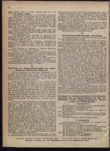 Verordnungsblatt des Wiener Magistrates. Normativbestimmungen des Gemeinderates, Stadtsenates in Angelegenheiten der Gemeindeverwaltung und polititschen Ausführung 19250331 Seite: 8