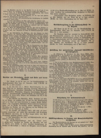 Verordnungsblatt des Wiener Magistrates. Normativbestimmungen des Gemeinderates, Stadtsenates in Angelegenheiten der Gemeindeverwaltung und polititschen Ausführung 19250530 Seite: 3