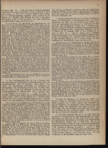 Verordnungsblatt des Wiener Magistrates. Normativbestimmungen des Gemeinderates, Stadtsenates in Angelegenheiten der Gemeindeverwaltung und polititschen Ausführung 19250530 Seite: 5