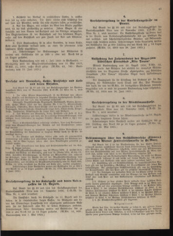 Verordnungsblatt des Wiener Magistrates. Normativbestimmungen des Gemeinderates, Stadtsenates in Angelegenheiten der Gemeindeverwaltung und polititschen Ausführung 19250731 Seite: 3