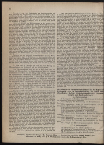 Verordnungsblatt des Wiener Magistrates. Normativbestimmungen des Gemeinderates, Stadtsenates in Angelegenheiten der Gemeindeverwaltung und polititschen Ausführung 19251031 Seite: 8