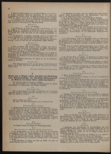 Verordnungsblatt des Wiener Magistrates. Normativbestimmungen des Gemeinderates, Stadtsenates in Angelegenheiten der Gemeindeverwaltung und polititschen Ausführung 19251130 Seite: 4