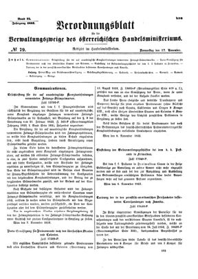 Verordnungsblatt für die Verwaltungszweige des österreichischen Handelsministeriums 18531117 Seite: 1