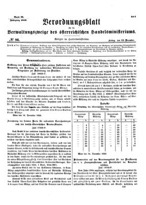 Verordnungsblatt für die Verwaltungszweige des österreichischen Handelsministeriums