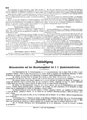 Verordnungsblatt für die Verwaltungszweige des österreichischen Handelsministeriums 18541228 Seite: 6