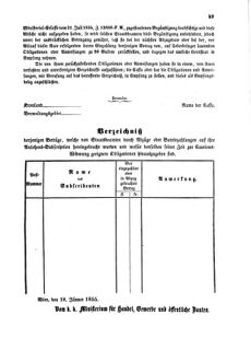 Verordnungsblatt für die Verwaltungszweige des österreichischen Handelsministeriums 18550124 Seite: 3