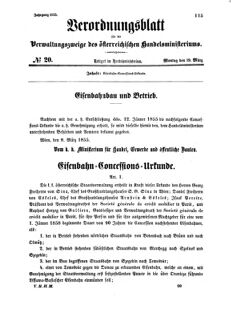 Verordnungsblatt für die Verwaltungszweige des österreichischen Handelsministeriums 18550319 Seite: 9