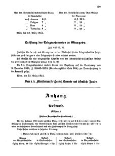 Verordnungsblatt für die Verwaltungszweige des österreichischen Handelsministeriums 18550329 Seite: 13