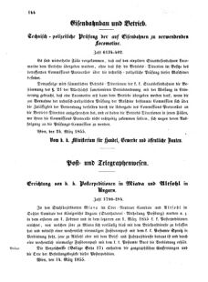 Verordnungsblatt für die Verwaltungszweige des österreichischen Handelsministeriums 18550403 Seite: 18