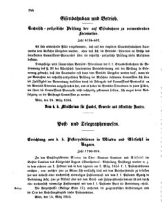 Verordnungsblatt für die Verwaltungszweige des österreichischen Handelsministeriums 18550403 Seite: 2