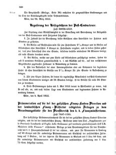 Verordnungsblatt für die Verwaltungszweige des österreichischen Handelsministeriums 18550419 Seite: 22