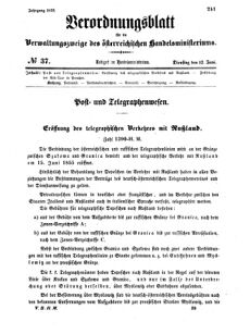 Verordnungsblatt für die Verwaltungszweige des österreichischen Handelsministeriums 18550612 Seite: 9