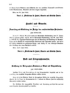 Verordnungsblatt für die Verwaltungszweige des österreichischen Handelsministeriums 18550621 Seite: 10