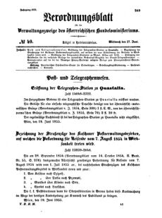 Verordnungsblatt für die Verwaltungszweige des österreichischen Handelsministeriums 18550627 Seite: 9