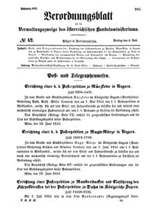 Verordnungsblatt für die Verwaltungszweige des österreichischen Handelsministeriums 18550706 Seite: 11