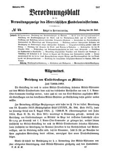 Verordnungsblatt für die Verwaltungszweige des österreichischen Handelsministeriums 18550720 Seite: 1