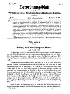 Verordnungsblatt für die Verwaltungszweige des österreichischen Handelsministeriums 18550720 Seite: 9