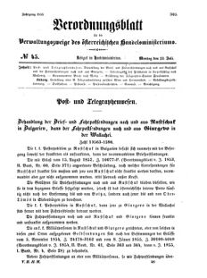 Verordnungsblatt für die Verwaltungszweige des österreichischen Handelsministeriums 18550723 Seite: 1