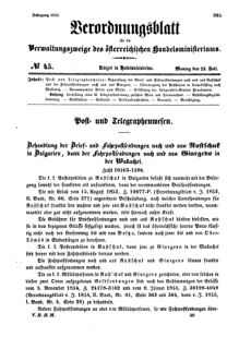 Verordnungsblatt für die Verwaltungszweige des österreichischen Handelsministeriums 18550723 Seite: 9