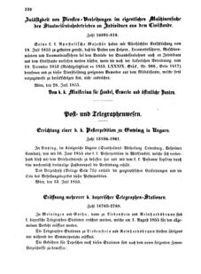 Verordnungsblatt für die Verwaltungszweige des österreichischen Handelsministeriums 18550804 Seite: 22