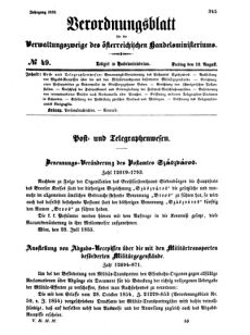 Verordnungsblatt für die Verwaltungszweige des österreichischen Handelsministeriums 18550810 Seite: 9