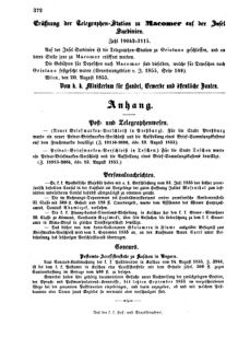 Verordnungsblatt für die Verwaltungszweige des österreichischen Handelsministeriums 18550831 Seite: 16