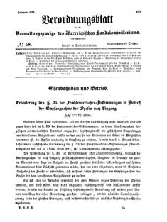 Verordnungsblatt für die Verwaltungszweige des österreichischen Handelsministeriums 18551010 Seite: 1