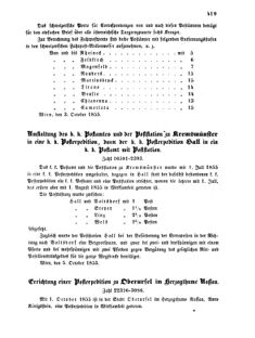 Verordnungsblatt für die Verwaltungszweige des österreichischen Handelsministeriums 18551013 Seite: 3