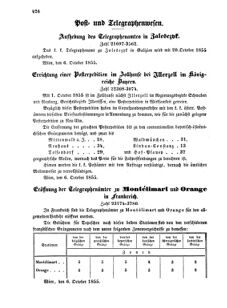 Verordnungsblatt für die Verwaltungszweige des österreichischen Handelsministeriums 18551020 Seite: 10