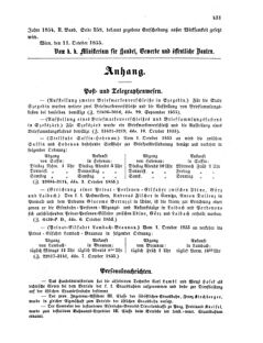 Verordnungsblatt für die Verwaltungszweige des österreichischen Handelsministeriums 18551020 Seite: 7