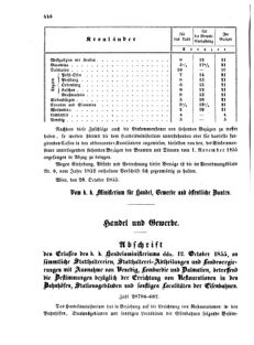 Verordnungsblatt für die Verwaltungszweige des österreichischen Handelsministeriums 18551103 Seite: 2