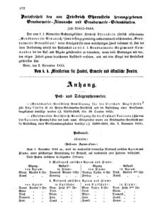 Verordnungsblatt für die Verwaltungszweige des österreichischen Handelsministeriums 18551110 Seite: 26