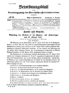 Verordnungsblatt für die Verwaltungszweige des österreichischen Handelsministeriums 18551211 Seite: 13