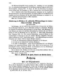 Verordnungsblatt für die Verwaltungszweige des österreichischen Handelsministeriums 18551215 Seite: 10