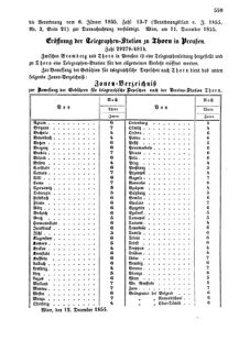 Verordnungsblatt für die Verwaltungszweige des österreichischen Handelsministeriums 18551222 Seite: 15