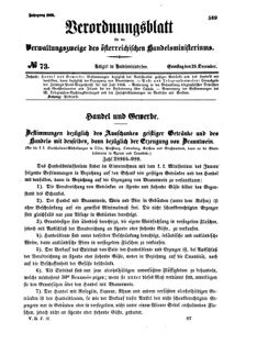 Verordnungsblatt für die Verwaltungszweige des österreichischen Handelsministeriums