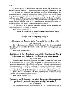 Verordnungsblatt für die Verwaltungszweige des österreichischen Handelsministeriums 18551229 Seite: 6