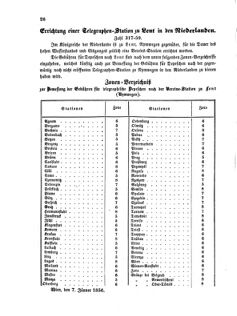 Verordnungsblatt für die Verwaltungszweige des österreichischen Handelsministeriums 18560116 Seite: 6