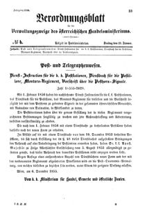 Verordnungsblatt für die Verwaltungszweige des österreichischen Handelsministeriums