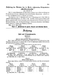 Verordnungsblatt für die Verwaltungszweige des österreichischen Handelsministeriums 18560416 Seite: 3