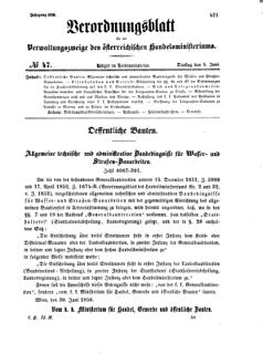 Verordnungsblatt für die Verwaltungszweige des österreichischen Handelsministeriums 18560708 Seite: 1