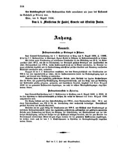 Verordnungsblatt für die Verwaltungszweige des österreichischen Handelsministeriums 18560816 Seite: 6